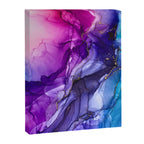 Abstract Vibrant Rainbow Ombre Canvas Print Gallery Image 6