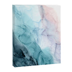Beachy Pastel Flowing Ombre Abstract Canvas Print Gallery Image 6