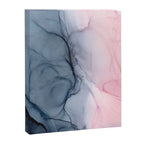 Blush and Payne's Gray Abstract Split Canvas Print Gallery Image 8