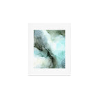 Calm Nature Inspired Abstract Flow Landscape Painting Art Print Gallery Image 1