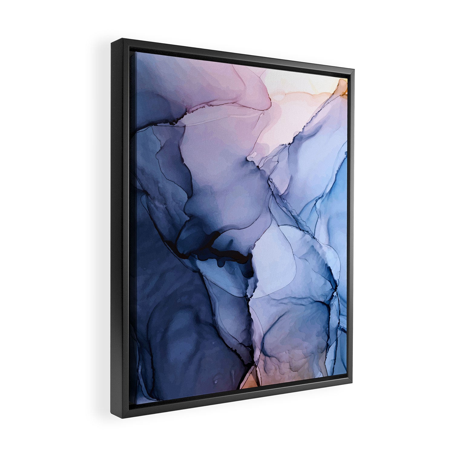 Captivating 1 - Alcohol Ink Painting Framed Canvas Print Gallery Image 2