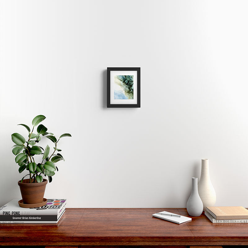 Land and Sky Abstract Landscape Painting Framed Art Print Gallery Image 2