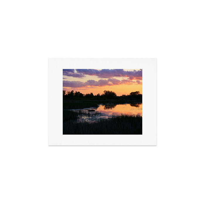 Perfect Pastel Spring Sunset Art Print Gallery Image 1