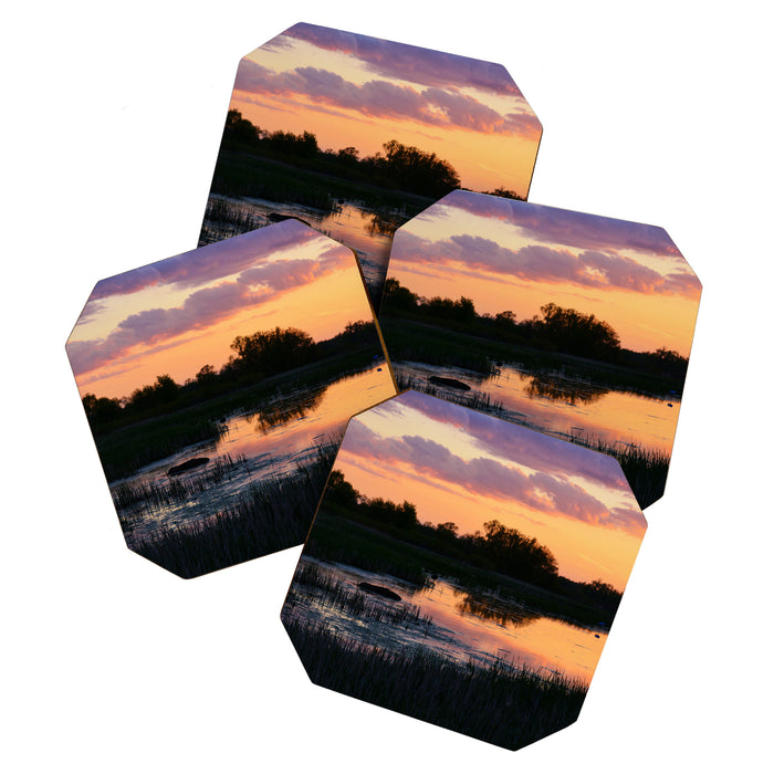 Perfect Pastel Spring Sunset Coaster Gallery Image 1