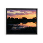 Perfect Pastel Spring Sunset Framed Canvas Print Gallery Image 6