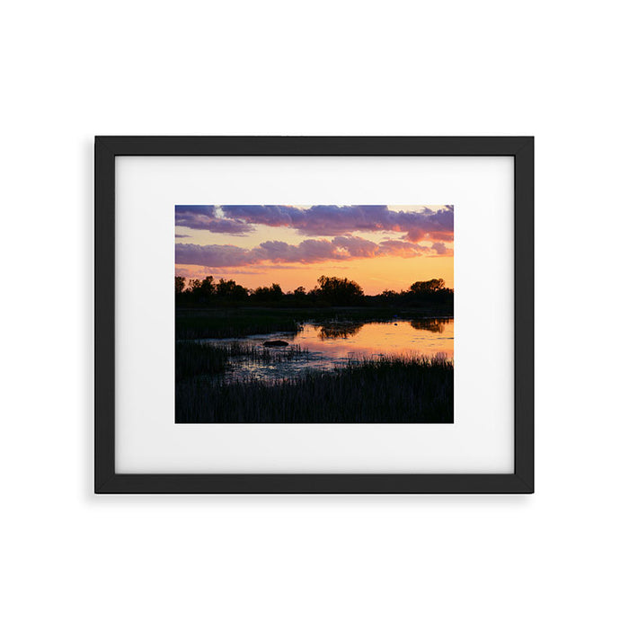Perfect Pastel Spring Sunset Framed Art Print Gallery Image 1