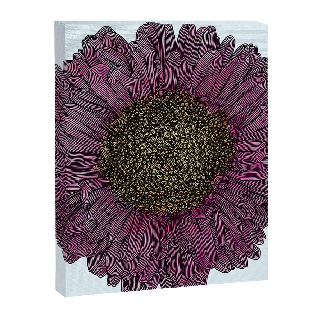 Pink Flower Drawing/ Illustration Canvas Print Gallery Image 8