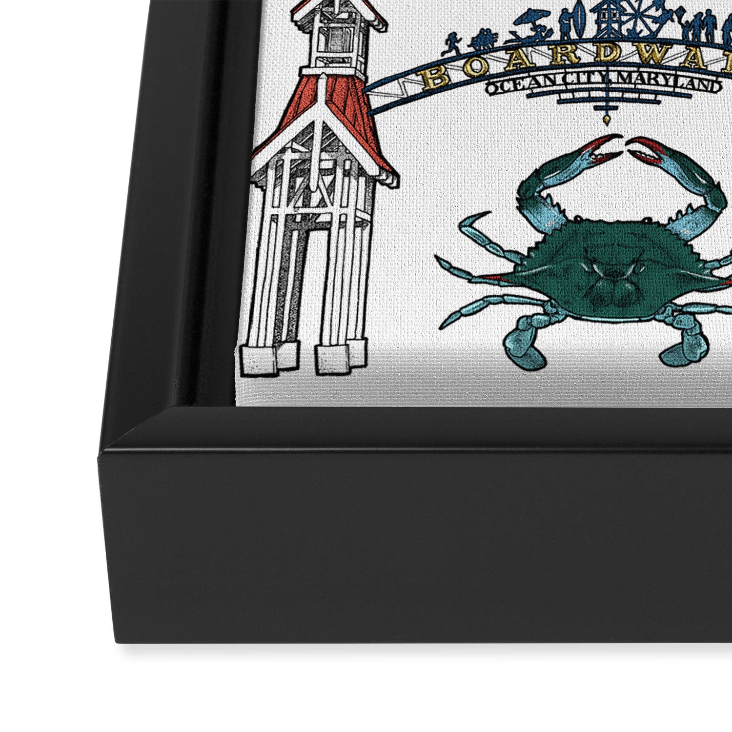 Maryland Flash Sheet - Color Framed Canvas Print Gallery Image 3