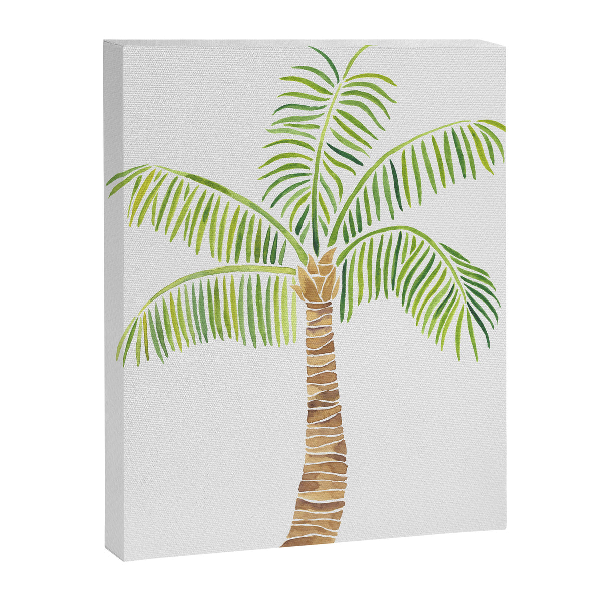 Palm Tree Watercolor Canvas Print Gallery Image 8