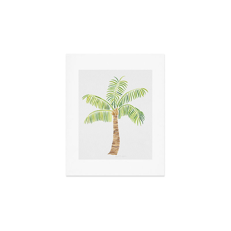 Palm Tree Watercolor Art Print Gallery Image 1