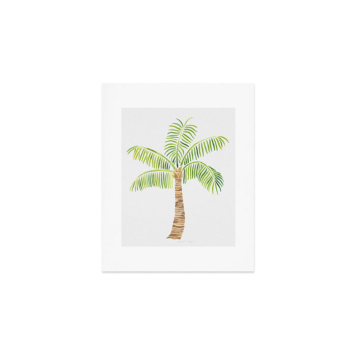 Palm Tree Watercolor Art Print Gallery Image 1