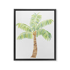 Palm Tree Watercolor Framed Canvas Print Gallery Image 8