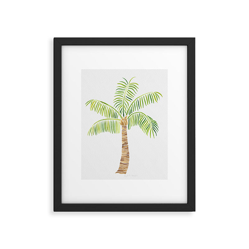 Palm Tree Watercolor Framed Art Print Gallery Image 6