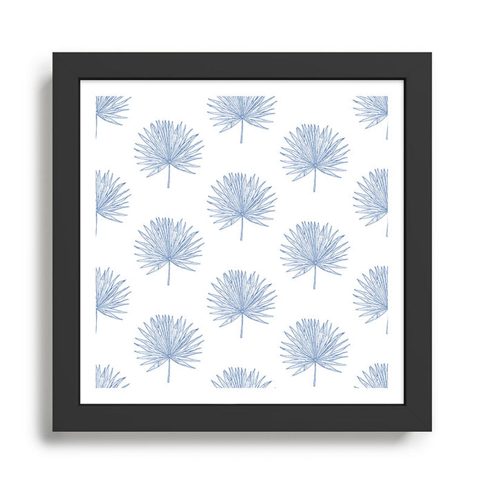Palmetto Print - Blue Framed Art Print Gallery Image 1