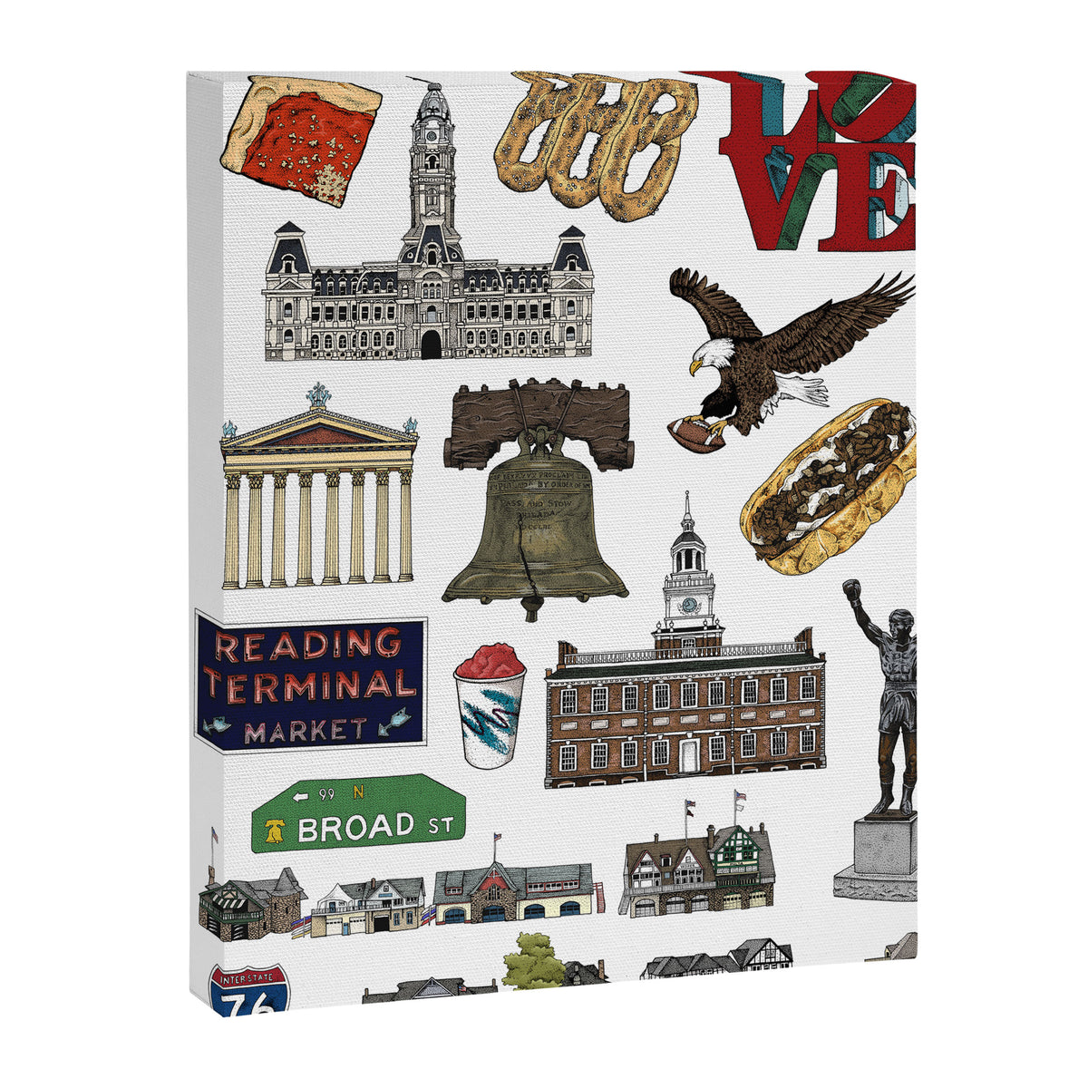 Philly Flash Sheet Canvas Print Gallery Image 6