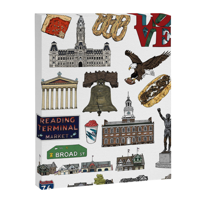 Philly Flash Sheet Canvas Print Gallery Image 1