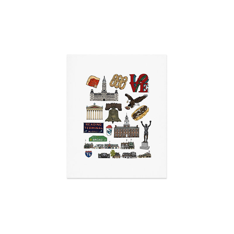 Philly Flash Sheet Art Print Gallery Image 1