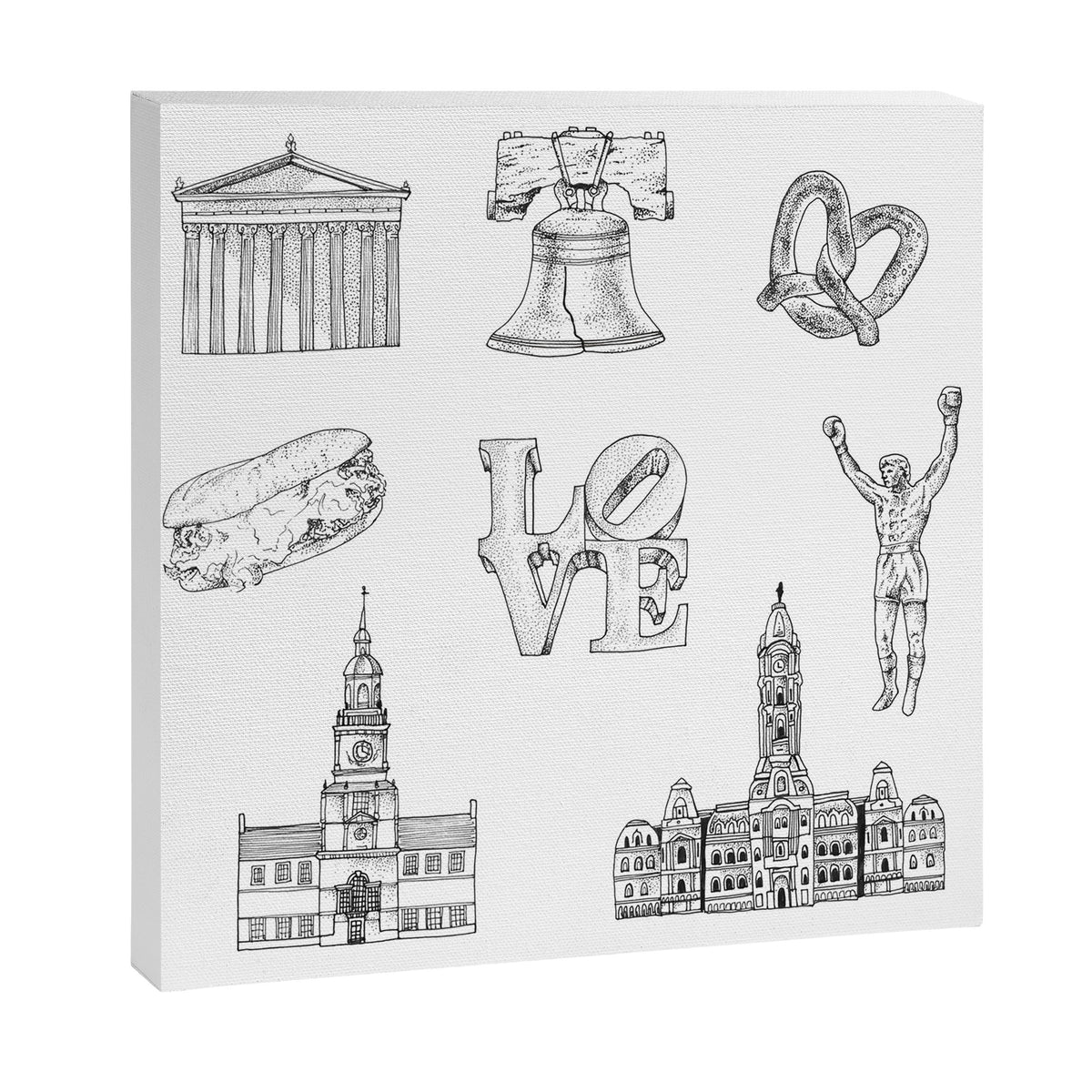 Philly Love Canvas Print Gallery Image 3