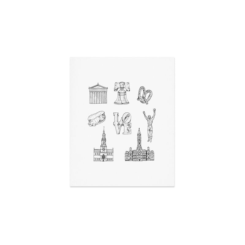 Philly Love Art Print Gallery Image 1
