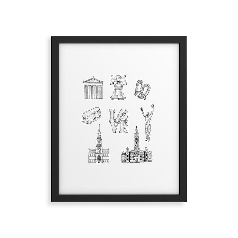 Philly Love Framed Art Print Gallery Image 4