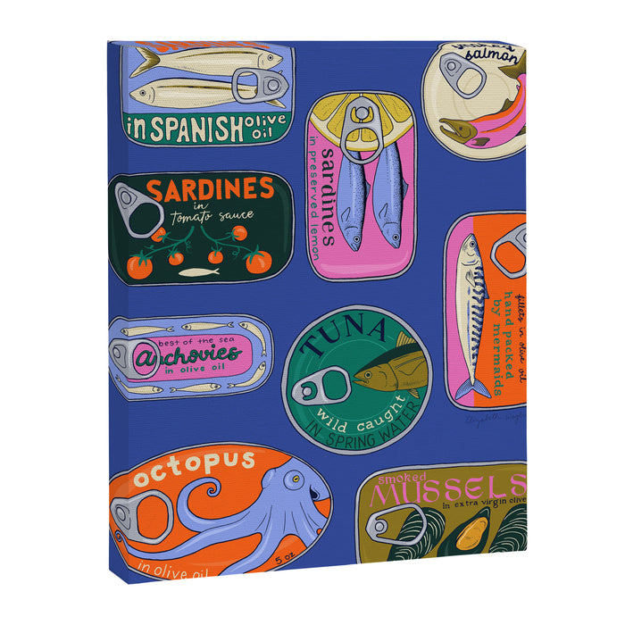 Sardines and Other Tinned Fish Canvas Print Gallery Image 1
