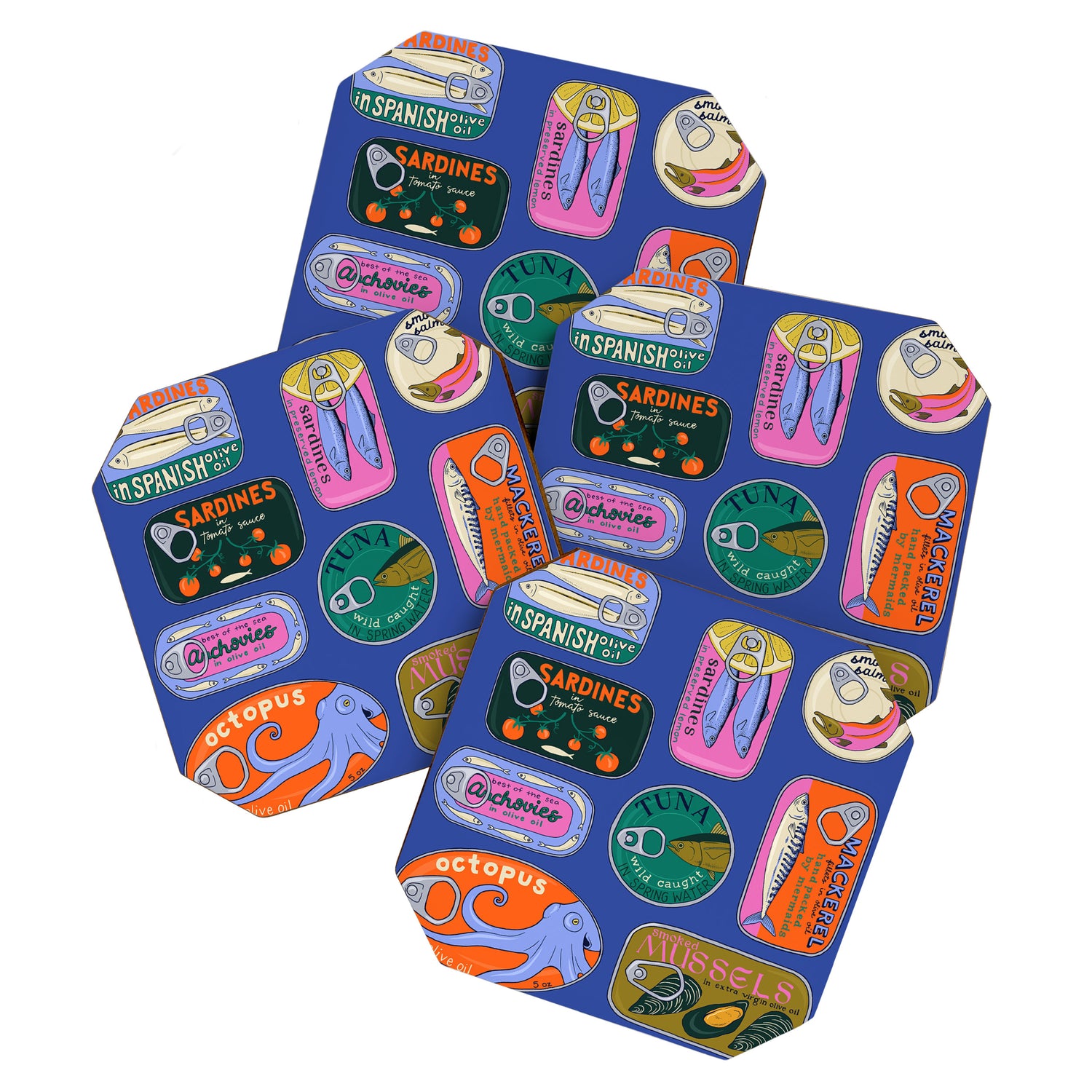 Sardines and Other Tinned Fish Coaster Gallery Image 1