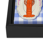 Seafood Feast Tablescape Framed Canvas Print Gallery Image 3