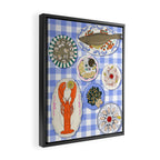 Seafood Feast Tablescape Framed Canvas Print Gallery Image 2
