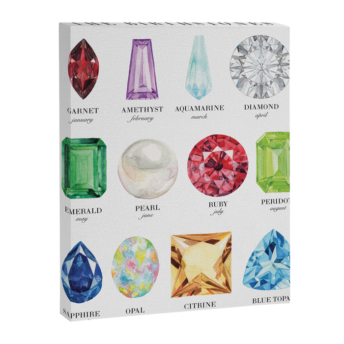 The Birthstones Canvas Print Gallery Image 1