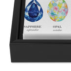 The Birthstones Framed Canvas Print Gallery Image 3