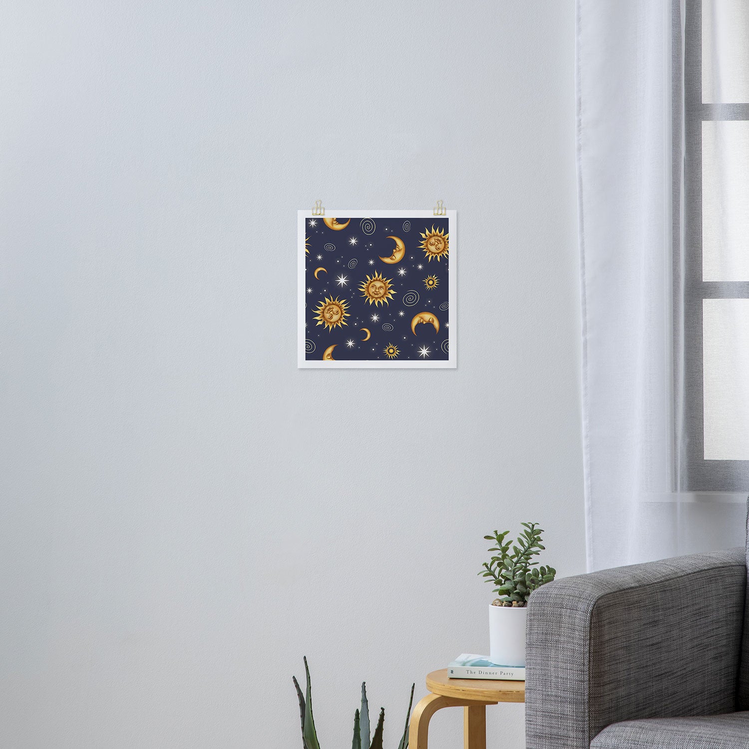Vintage Celestial Mood Art Print Gallery Image 3