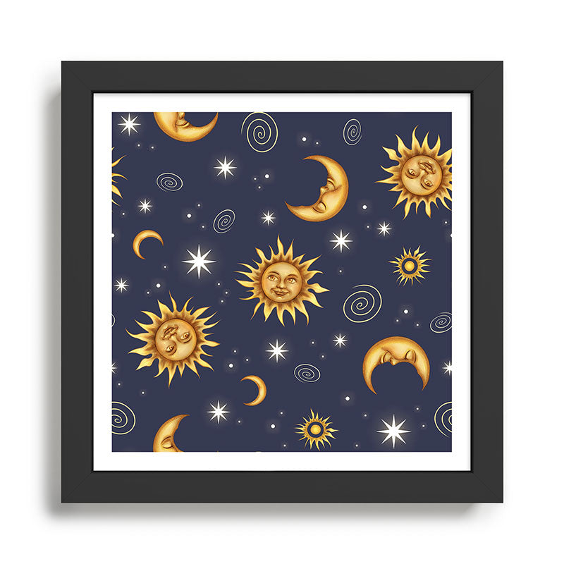 Vintage Celestial Mood Framed Art Print Gallery Image 1