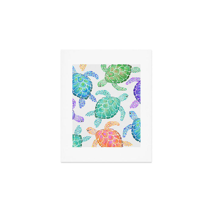 Sea Turtle - Colour Art Print Gallery Image 1
