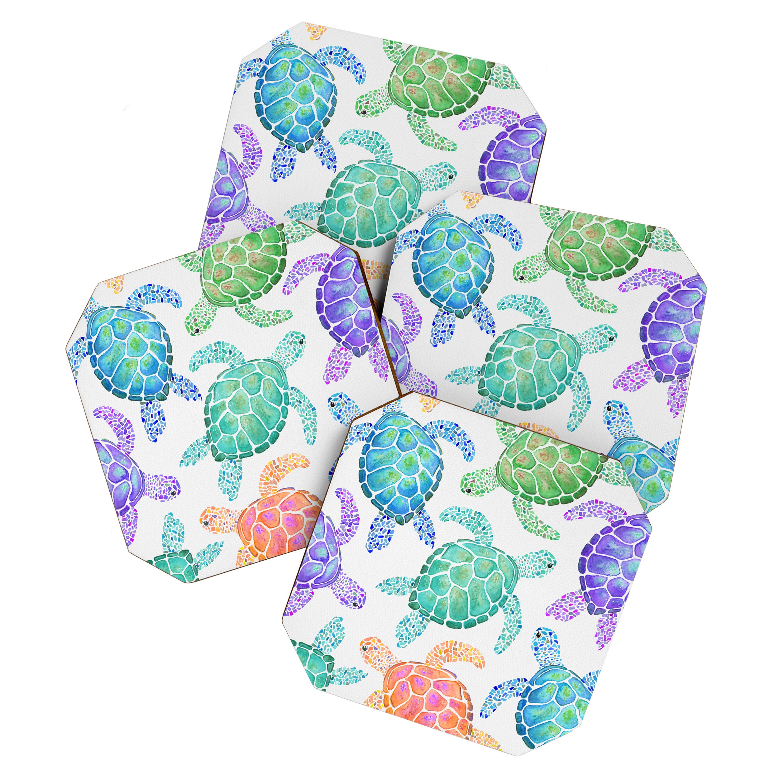 Sea Turtle - Colour Coaster Gallery Image 1