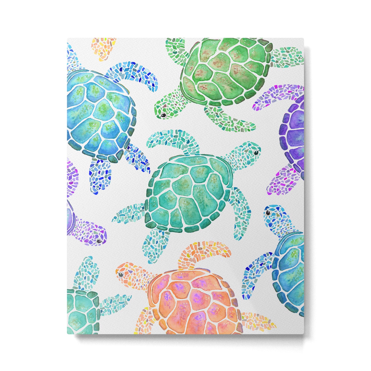 Sea Turtle - Colour Metal Print Gallery Image 6