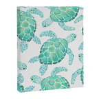 Sea Turtle Pattern - Blue Canvas Print Gallery Image 8
