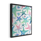 Starfish Pattern Framed Canvas Print Gallery Image 2