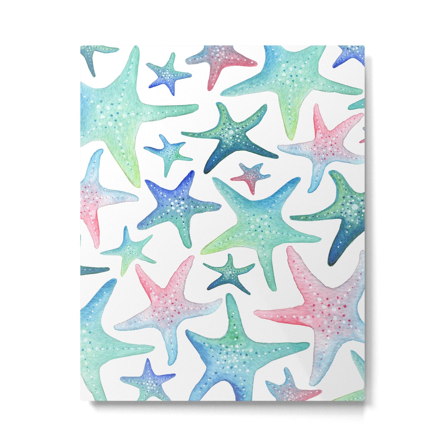 Starfish Pattern Metal Print Gallery Image 6