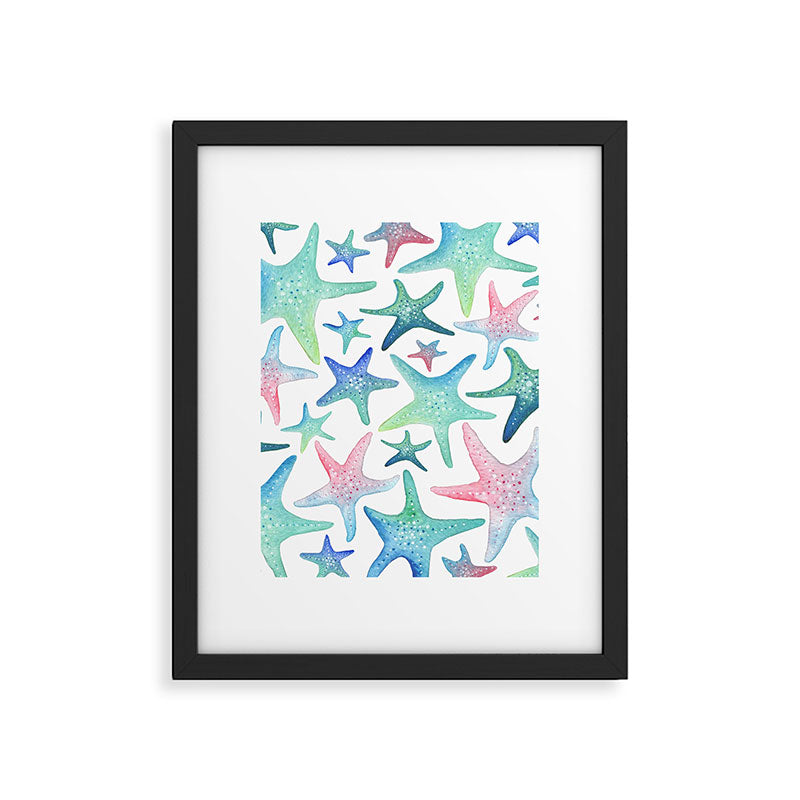 Starfish Pattern Framed Art Print Gallery Image 6