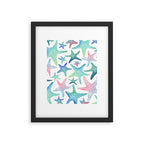 Starfish Pattern Framed Art Print Gallery Image 6