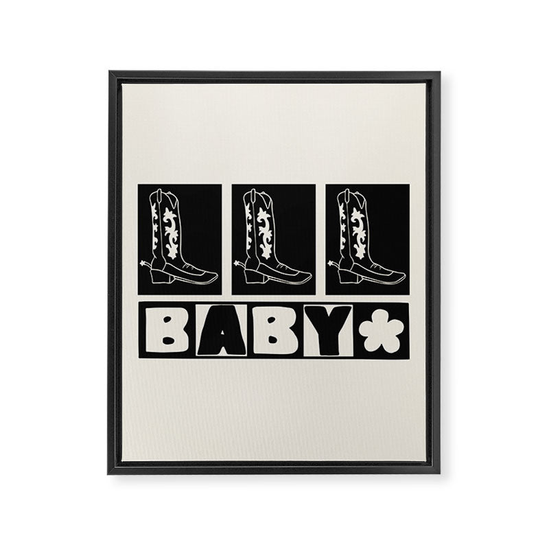 Baby Boots Framed Canvas Print Gallery Image 6