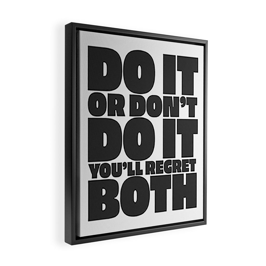 DO IT #2 Framed Canvas Print Gallery Image 2