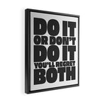 DO IT #2 Framed Canvas Print Gallery Image 2