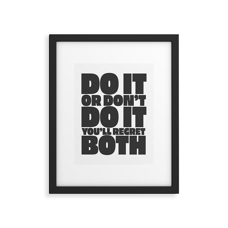 DO IT #2 Framed Art Print Gallery Image 5