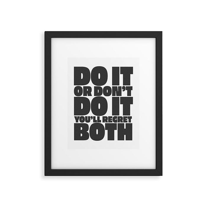 DO IT #2 Framed Art Print Gallery Image 1