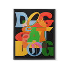 Dog Eat Dog Framed Canvas Print Gallery Image 6
