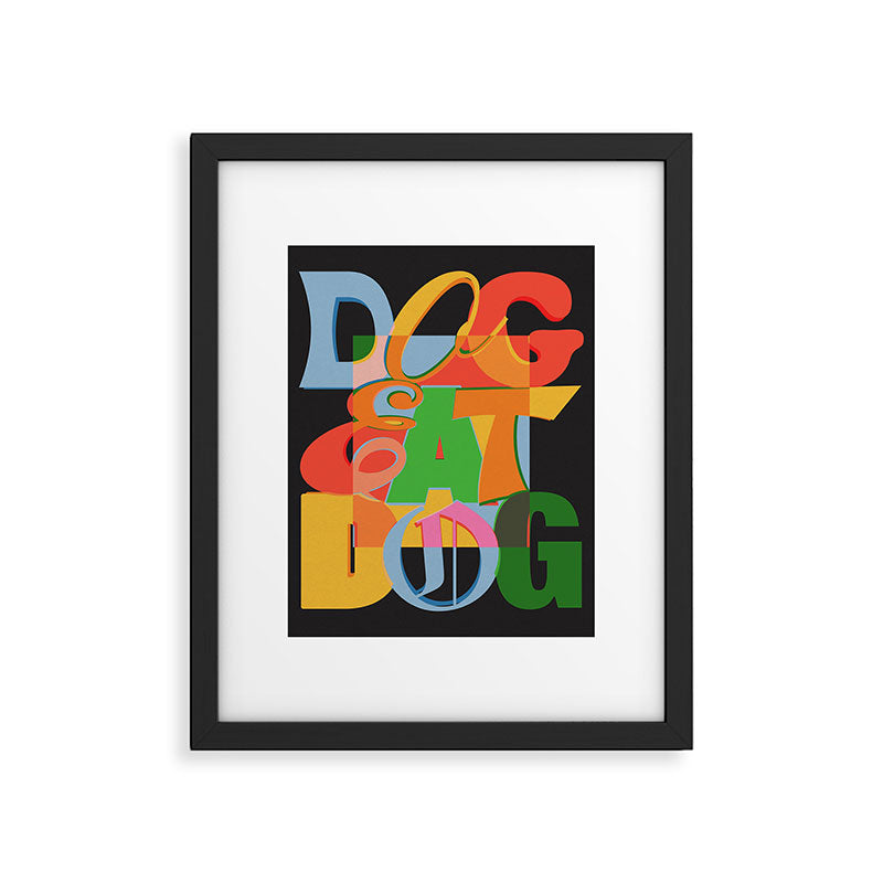 Dog Eat Dog Framed Art Print Gallery Image 5