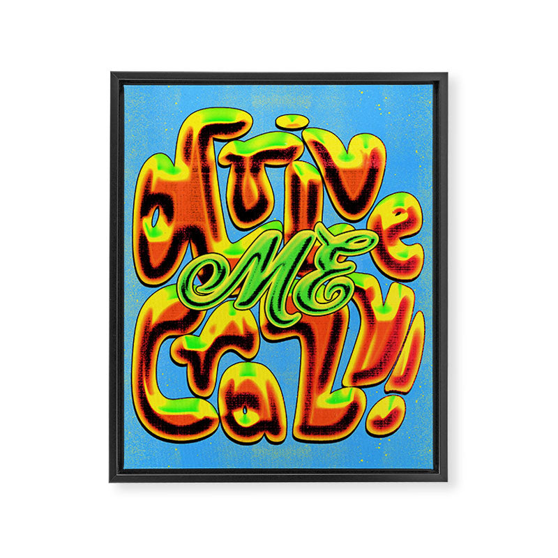 Drive Me Crazy! Framed Canvas Print Gallery Image 6