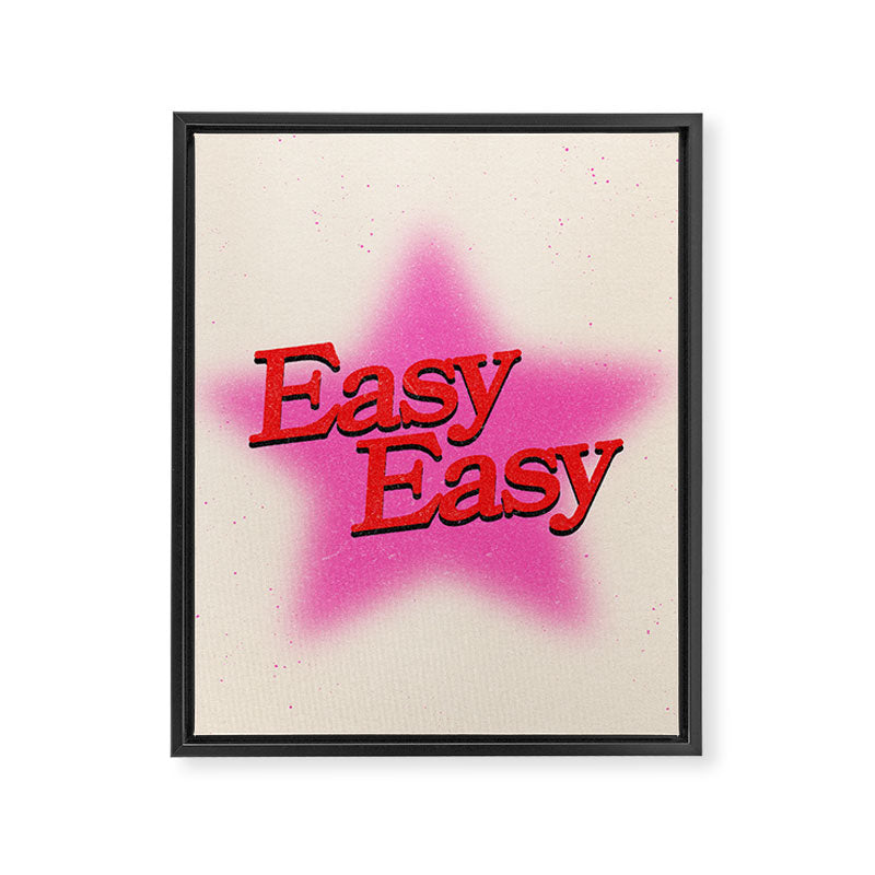 Easy Easy Framed Canvas Print Gallery Image 6