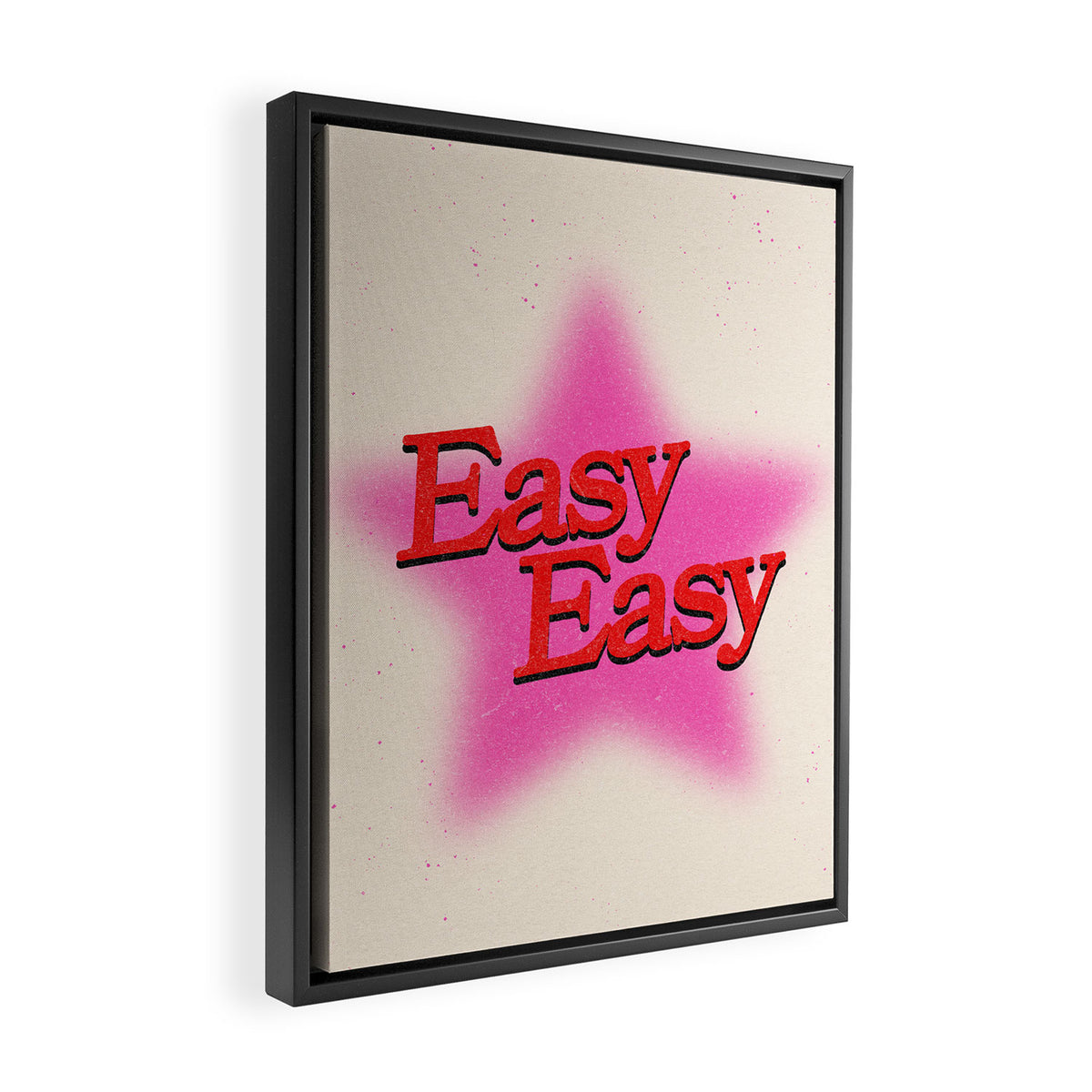 Easy Easy Framed Canvas Print Gallery Image 2
